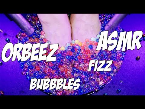 ASMR Orbeez, Fizzy water and bubbles , no talking all tingles