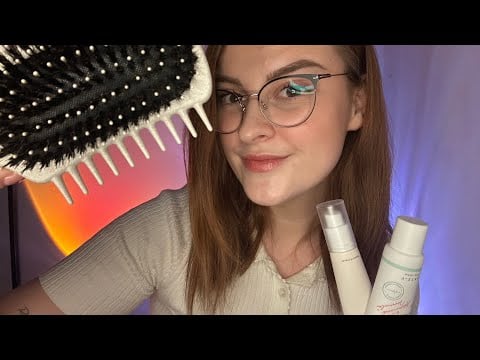 ASMR White Trigger Assortment 🤍 Personal Attention, Hair Brushing & Skincare