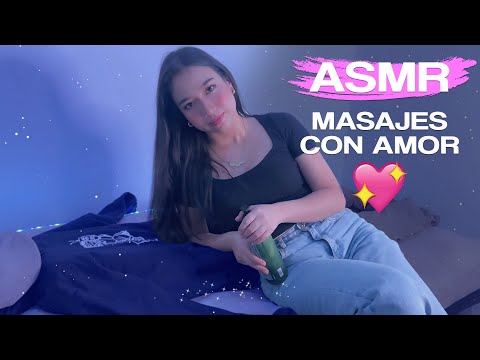 ASMR | Tu NOVIA te HACE MASAJES en TODO tu CUERPO