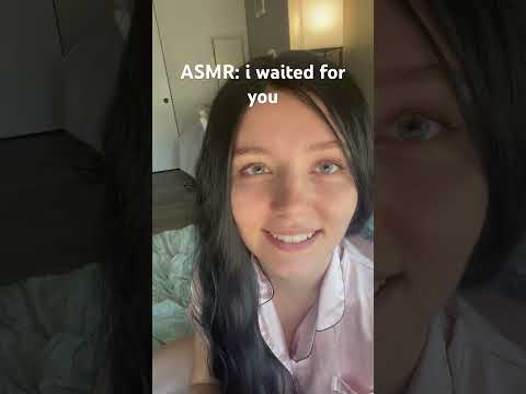 i waited for you 🤍#asmr #girlfriendasmr #whispering #sleepasmr #cozyvibes
