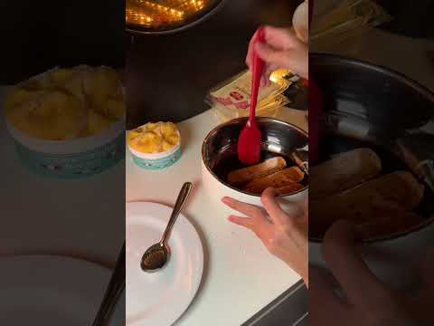 Chef Makes Tiramisu With Slime ☕🍫 #asmr