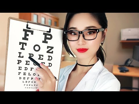 [ASMR] Eye Exam and Glasses Fitting (Doctor Roleplay)