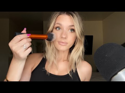 ASMR| Doing My Makeup| Tingly Close Whisper