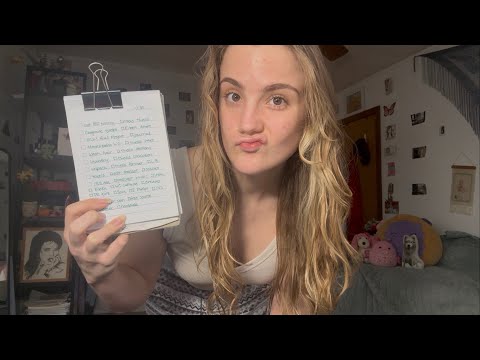 Why our brains love to-do lists + Finals Study Strategies (asmr personal attention work with me)