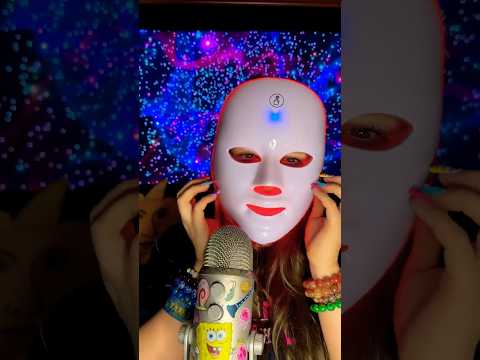 Red light therapy mask ASMR 😝 I have the product linked on my tiktok under this video!