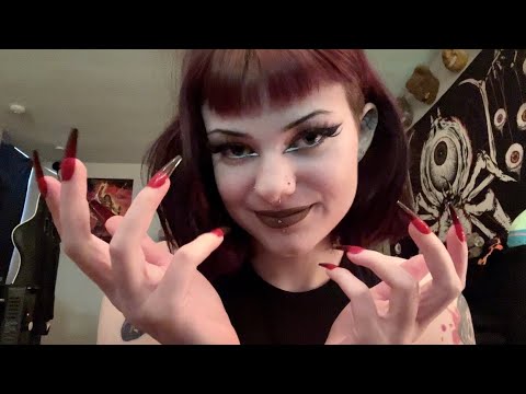 ASMR | Lofi Long Nail Triggers 💅🏻 nail + camera tapping, hand movements, etc