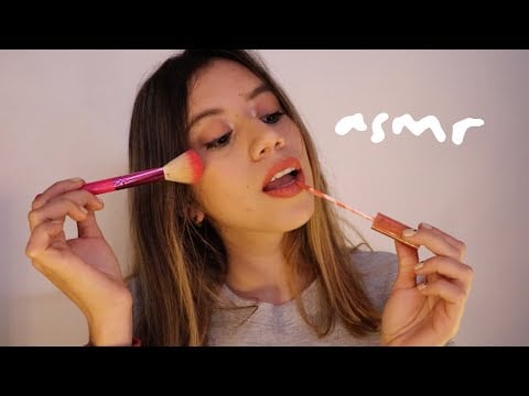 ASMR maquillaje pa ´ ir por una chaska :)