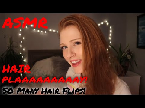 Hair PLAY ASMR, Hair Flipping ASMR, Long Hair Play, Real Hair Play, Hair Shaking ASMR, Head Banging