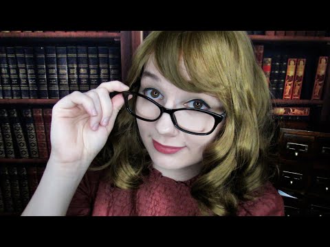 ASMR 📚 Russian Accent Librarian Roleplay ☎ Soft Speaking, Inaudible Whisper, Wood, Paper, Writing