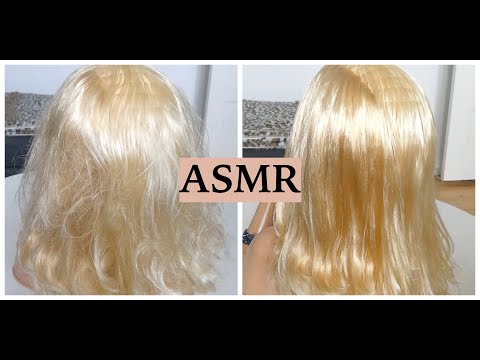 ASMR Extremely Tangled Hair - Brushing & Spraying Sounds For Relaxation (Doll Hair Play, No Talking)