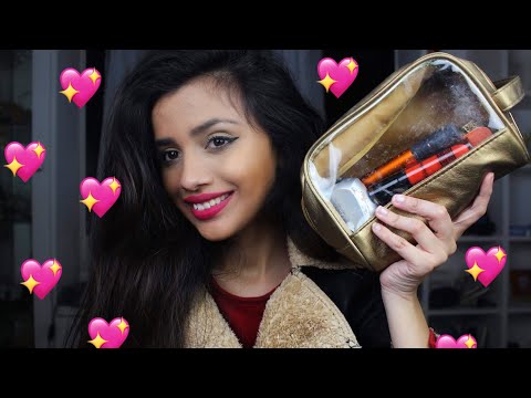 ASMR - Mostrando Minhas Maquiagens | ASMR What's In My Makeup Bag?