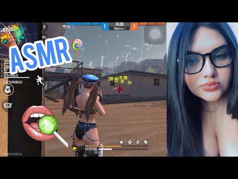 ASMR FREE FIRE + COMIENDO PALETA 🍭 [DUELO DE ESCUADRAS] Vane ASMR