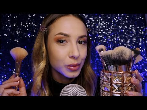 ASMR 🌧️ quase 1h me maquiando e falando sobre assuntos polêmicos (sons de maquiagens e sussurros)