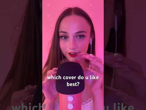 Which cover is YOUR FAV?✨ #asmr #micscratching