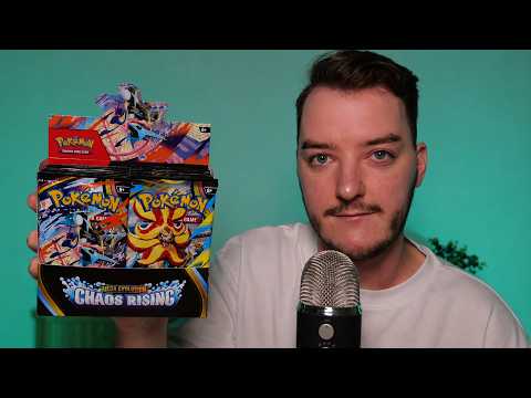 ASMR Pokémon Booster Box Opening!