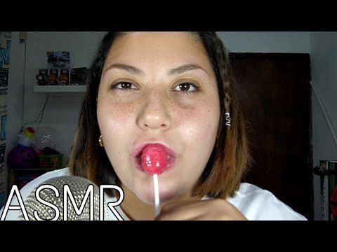 ASMR COMIENDO PALETA 👄🍭 I mouth sounds 💕