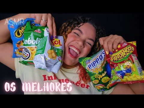 ASMR MUKBANG | MEUS SALGADINHO FAVORITOS 🤤😍