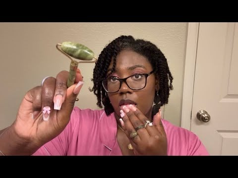 Asmr | Spit Painting Facial Massage (fast and aggressive) 