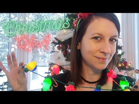 ASMR Christmas Q&A ❄❄🎀🎀2020 🎀🎀❄❄