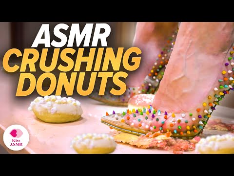 ASMR | Crushing Donuts with High Heels 4K