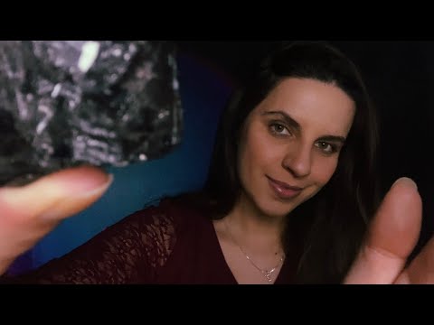 ASMR Tirando toda sua energia negativa, energizando você, elevando sua vibração ♡