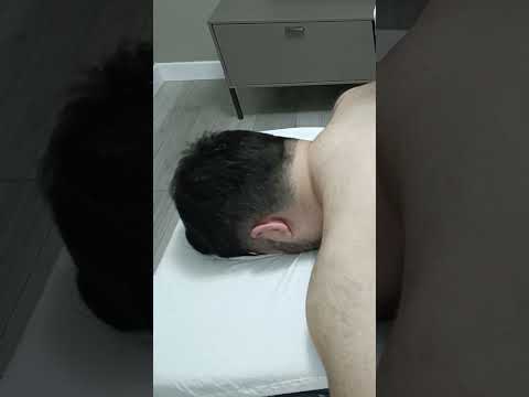 ASMR BACK SPORTS THERAPY  #massage #easyturkish #relax #chiropractor #challenge