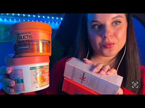 ASMR Te enseño TODOS mis productos de pelo ¿Valen su precio 🤑?