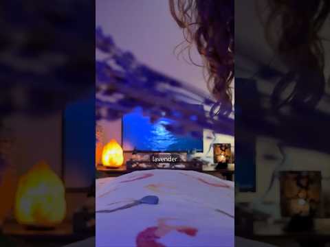 Lavender tapping as I settle you in for #yoganidra #part1 #asmrreiki #oddlysatisfying