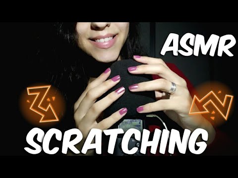 ASMR - SCRATCHING NO MICROFONE - BEM DELICADINHO.