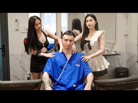 When Two Therapists Work as One – Pure ASMR Relaxation - JADE007 Barbershop