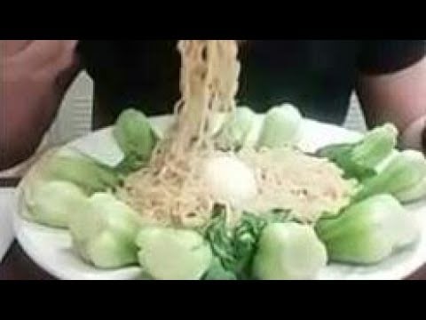 CHINESE CABBAGE/BOKCHOY/NOODLES/EGG MUKBANG:Igorot in Denver Colorado