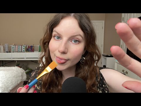 ASMR Spit Painting You (Your Face Is The Canvas)