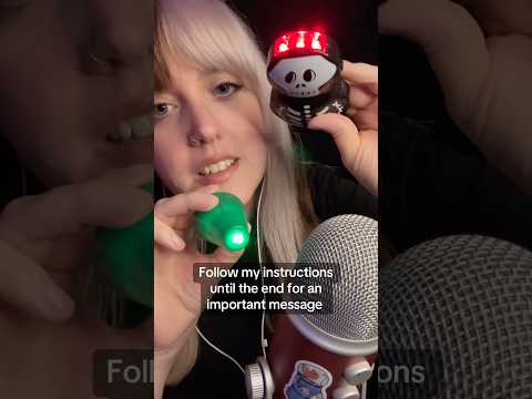 Follow my instructions with light triggers ✨ ASMR