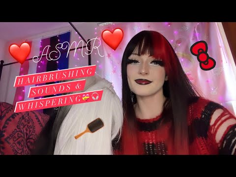 ASMR// Wig Haul (hair brushing & whispering 💕🎧|| unzzystore💝