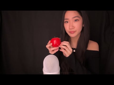 ASMR tapping, scratching, rambling, crackling candle