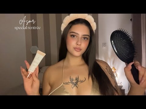 ASMR- Spécial rentrée 📓| je prends soin de toi 🤍🌙