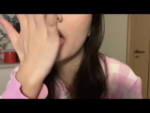Sleep Aid: Drawing on Face with Sticky Saliva ASMR Sleep Video