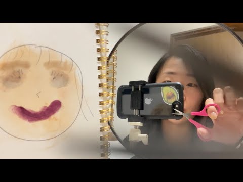 ASMR just for fun ☺︎⭐️~ lofi makeup on paper