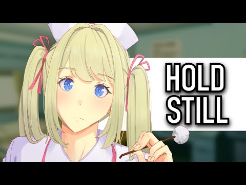 Nurse REALLY likes her Ear Cleaning Job 🧼👂(ASMR Upclose 3dio Roleplay)