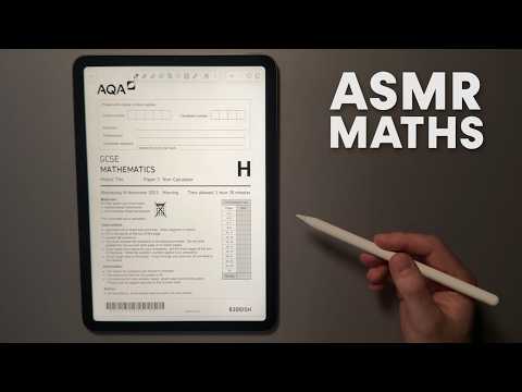 [ASMR] Solving a GCSE Maths Paper