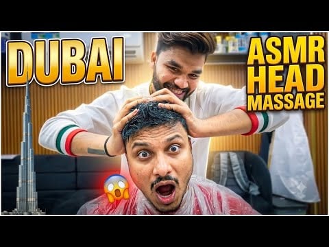 😱 ASMR | World's Greatest Head Massage by Dawood in Dubai 🇵🇰🇦🇪 | I Saw Stars! 💫💆‍♂️