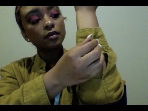 Lo-Fi ASMR Sleeve Rolling/Arm Scratching Part #2 Chit Chat Soft whisper *Requested*