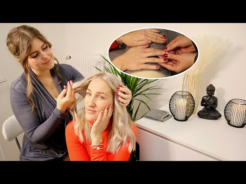 ASMR REAL PERSON Silvester Get Ready 🎆 Hair Play & Style, Hand Massage, Nail Care (Doonails) deutsch