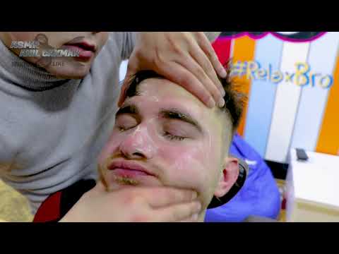 ASMR NO TALKING | асмр | SKINCARE, HEALTH AND BEAUTY THERAPY | SLEEP ON BARBER MASSAGE CHAIR