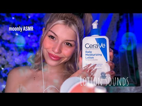 ASMR-lotion sounds🧴(layered,tingles,wet…)