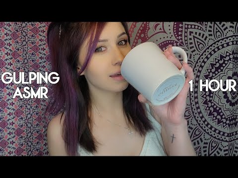 ASMR 1 Hour Of Gulping Sounds🤍