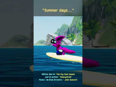 Tiny Summer days... #vrchat #vrchatworlds #protogen