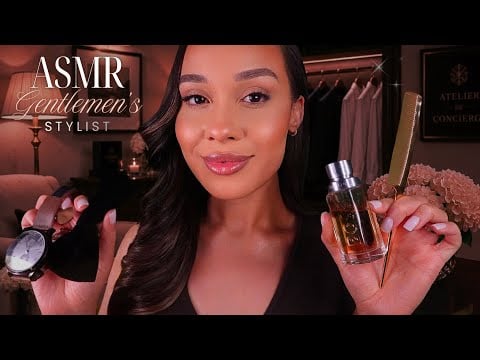 ASMR Private Luxury Stylist 🖤 Gentleman's Grooming Experience for Deep Sleep ✃