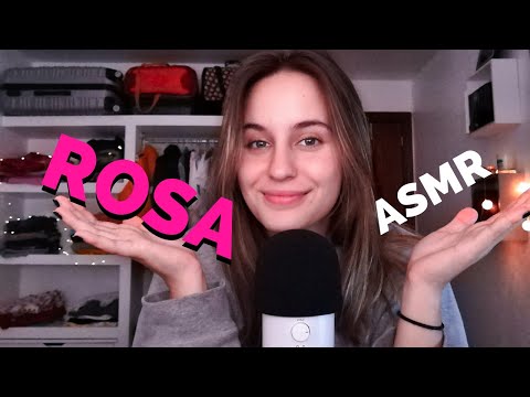 💗 (ASMR) con Objetos ROSAS muy Relajantes | Montaña ASMR ESPAÑOL 2020