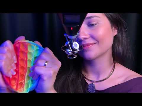 ASMR 3 HORAS: RELAXAMENTO PARA SONO INTENSO COM MOUTH SOUNDS + BUBBLE FIDGET PARA DORMIR E RELAXAR